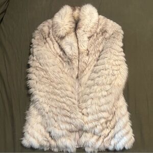 Saga Fox | Plush Cream Faux Fur Coat | OS, fits like Size S/M